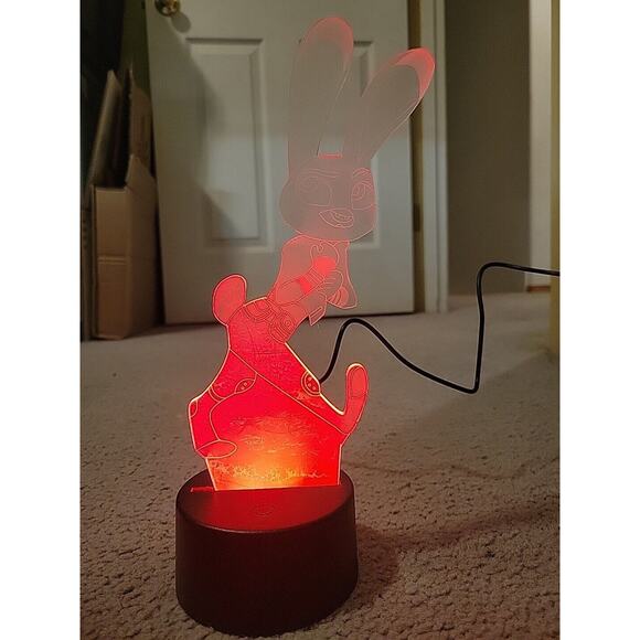 JUDY HOPPS Light Up Color Changing Night Light Lamp LED - Picture 5 of 5